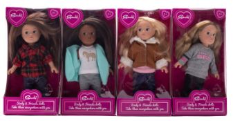'Sindy & Friends. A boxed group of four 7 inch fashion dolls.