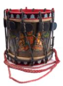 A George VI Regimental Drum , maker Premier,