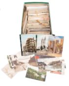 A collection of early 20th century postcards,