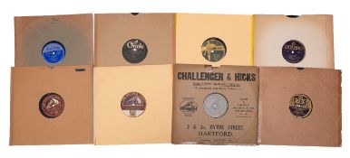 Approximately 200 10-in dance records,