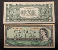 A USA Apollo 11 Dollar banknote, 1969,