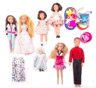 Sindy and other fashion dolls.