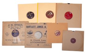 Approximately 200 8-in and 10-in dance records,