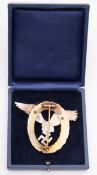 A WWII Luftwaffe Pilot/Observer Qualification Badge, maker C E Juncker,