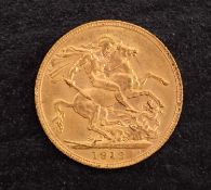 A 1912 Sovereign.