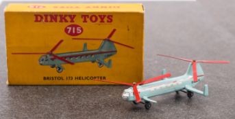 Dinky No. 715 Bristol 173 helicopter,