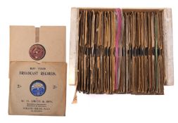 Approximately 200 8-in and 10-in dance records,