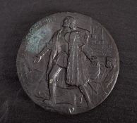 A 1893 Four Hundred year Anniversary of the landing of Columbus medal, 75mm.