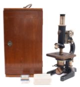 A cased microscope by Prior,London,