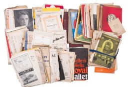 A collection of early 20th century London and Regional theatre programmes,