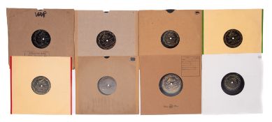 Approximately 200 8-in and 10-in dance records,