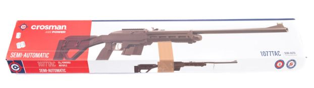 A Crossman 1077TAC .177 calibre CO2 air rifle.