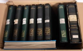 A Q.V. to Q.E.II collection of Canadian stamps in eight albums and stockbooks