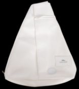 A Longchamp white leather backpack bag, .