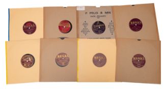 Approximately 200 10-in dance records,