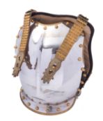 A reproduction Elizabeth II Lifeguard Trooper's helmet and cuirass,