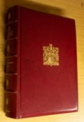 The Royal Philatelic Collection stamp publication bound in. leather and cased.