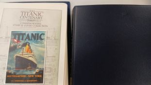 Titanic collection in 2 volumes including coin covers.