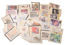A collection of thirty-one sets of FDC postcards, including 'Stingray' and others.