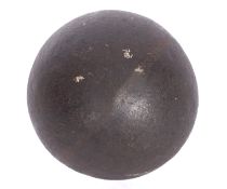 An 8lb cannon ball.
