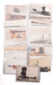 A collection of over one hundred military and related subject matter postcards.