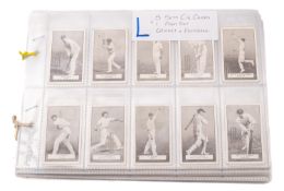 A collection of five sets and one part set of cigarette cards,