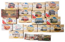 CORGI. Coaches, buses & Trams, mostly 1990s Classics, mostly mint boxed (18)