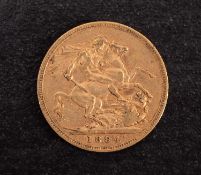 A 1894 sovereign.