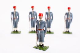 Britains toy soldiers, set 117, Egyptian Infantry, 8 figures,