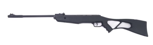 A Crossman Inferno .177 air rifle, serial number 222X05063, black composition stock, boxed..