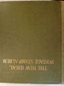 New Ideal Postage Stamp album, Volume One, with stamps from the British Empire.