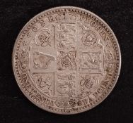 A 1849 Godless Florin.