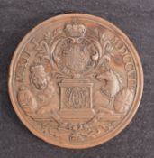 A 1707 Act of Union Medal by Croker, (size).