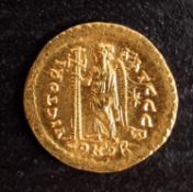 A gold Solidus Leo I, Constantinople.