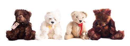 A group of three Charlie Bears, ' Snuggle' 43cm high, 'Thingy-ma-jig' 54cm high,