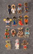 A collection of fifteen Robinson Golly badges, circa 1996, including five limited edition badges,