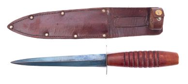 An RAF Fairbairn Sykes pattern knife, maker George Wostenholm & Son , Sheffield,