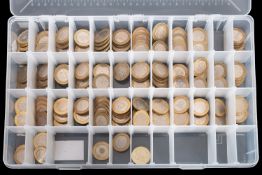 Approximately one hundred and sixty-five various collectable £2 coins.