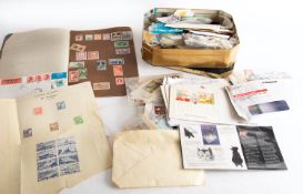 A collection of various stamps.