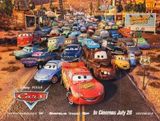 Four British quad film posters, two 'Cars', with two 'Garfield 2'.