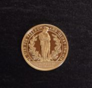 A Gibraltar double crown 'Lone Soldier' 9ct gold 2017, 10g.