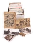 A collection of early 20th century postcards,