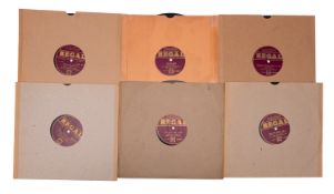 Approximately 200 8-in and 10-in dance records,