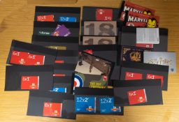An accumulation of Great British decimal booklets with folded issues, barcodes, self- adhesives,