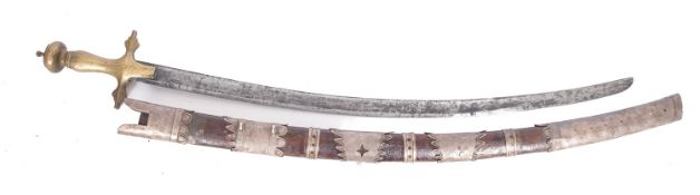 A Middle Eastern sword,
