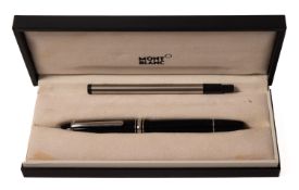 Mont Blanc. A cased Mont Blanc Meisterstuck rollerball pen, with screw on cap, serial no.