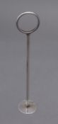 A Victorian silver muddler by Josiah Williams & Co, Exeter 1875, 14cms. 22gms.