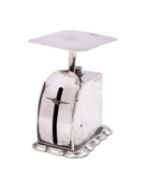 A set of Edward VII silver postal scales by Goldsmiths & Silversmiths Co Ltd, London 1903, Rd.