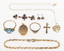 A mixed group of jewellery,