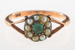 An antique ring, possibly late Georgian/Victorian,